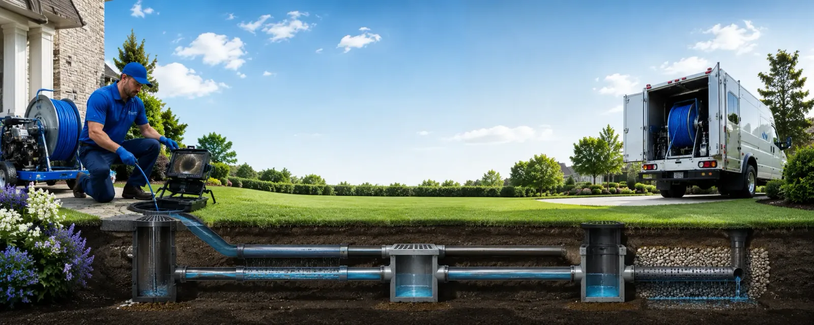 Outdoor drain cleaning information for Garden City, MO